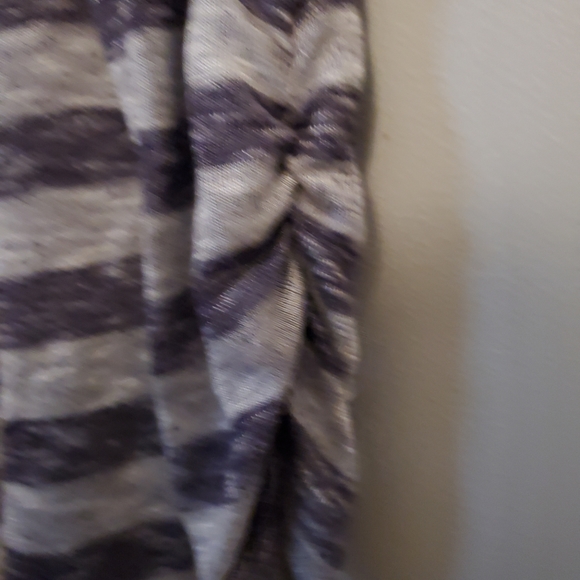 Purple Striped Lace No Boundaries Cardigan - Size L (11/13) - Picture 9 of 15